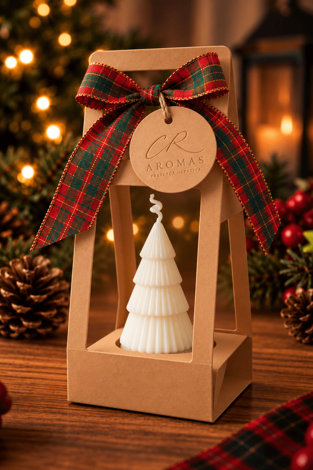 Vela Escultural Perfumada de Design Natalino · Edição Natal 2026 CR Aromas - 3